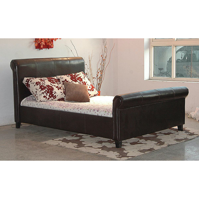 Heartlands Furniture Henley PU King Size Bed Black