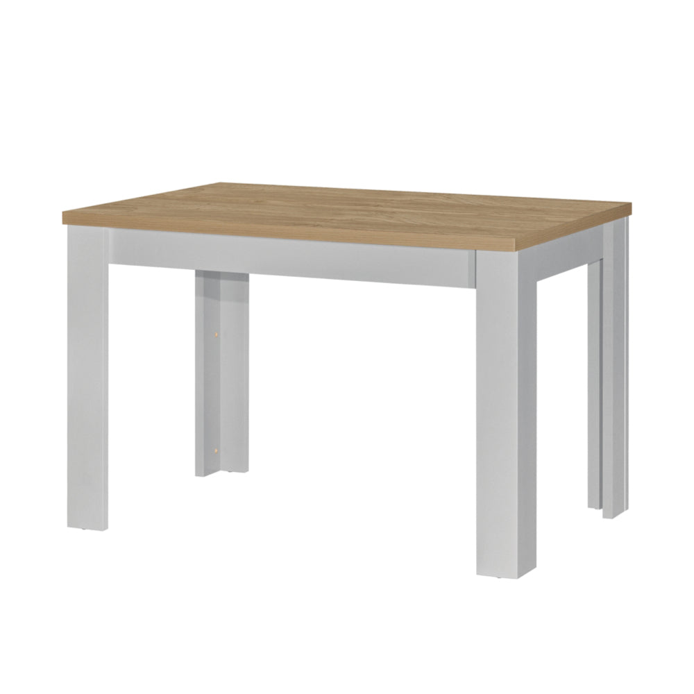 Birlea Highgate Dining Table & Bench Set, Grey & Oak