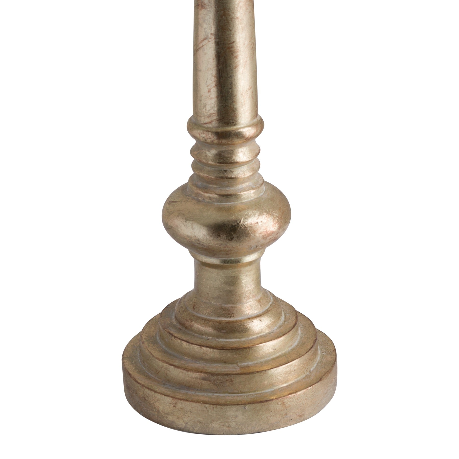 Hill Interiors Antique Brass Effect Candle Holder