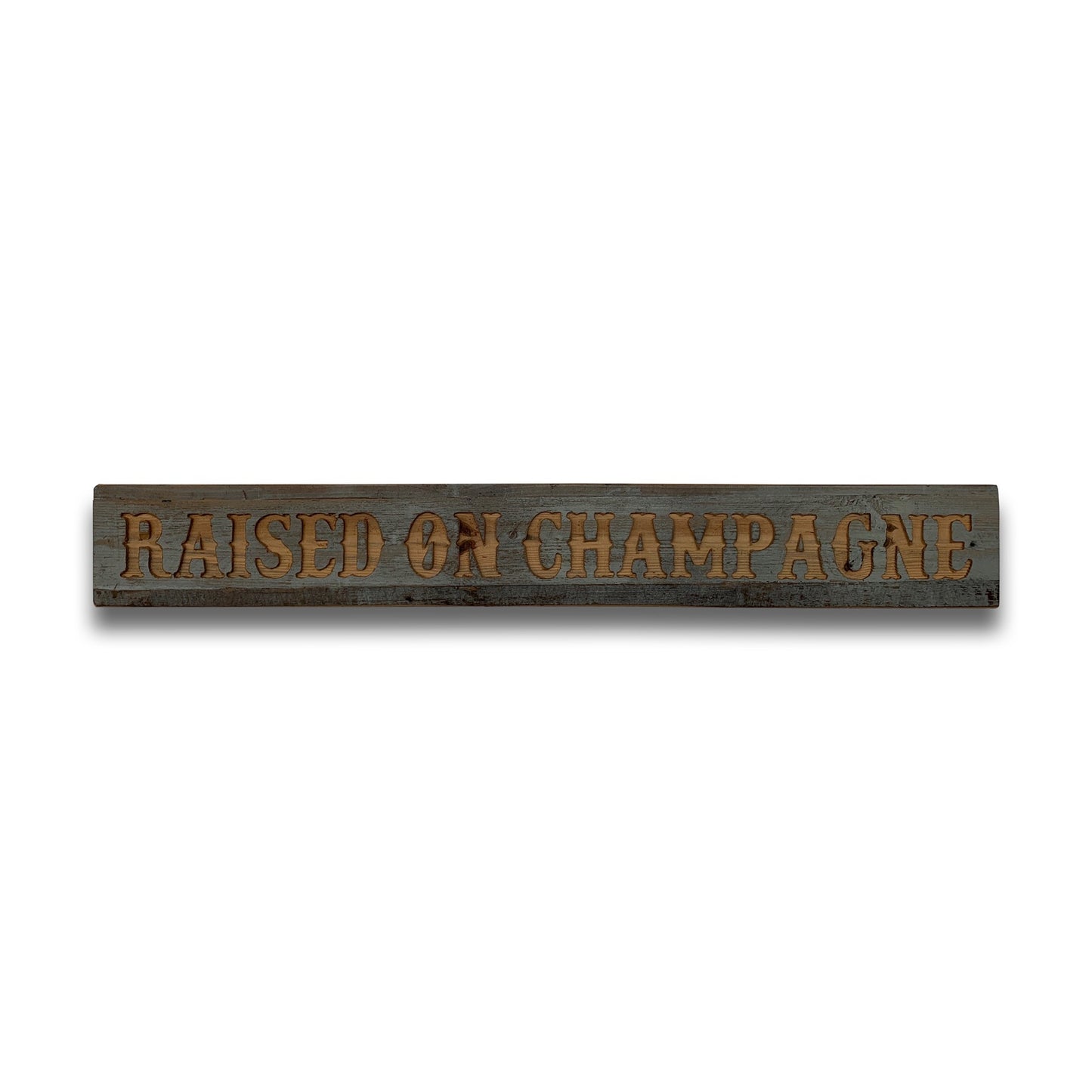 Hill Interiors Champagne Grey Wash Wooden Message Plaque