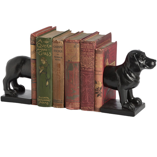 Hill Interiors Dog Book Ends