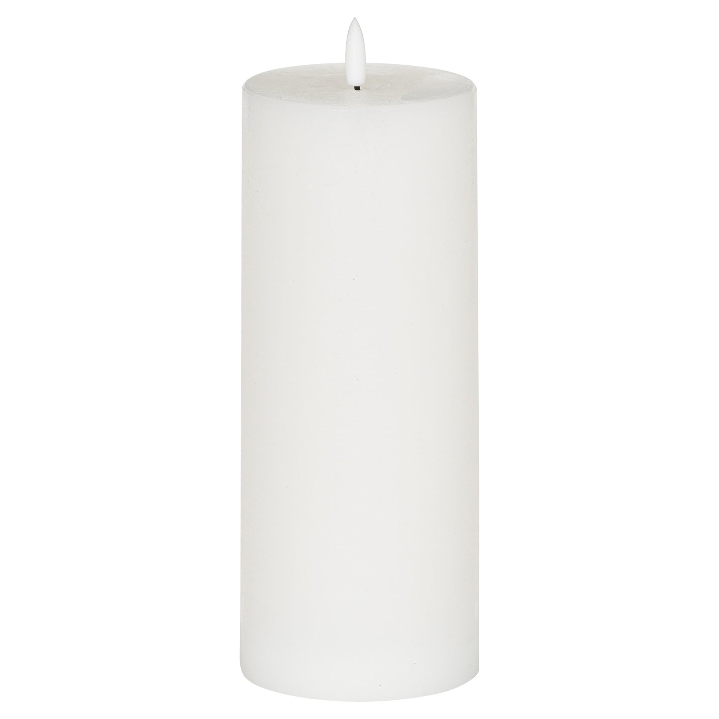 Hill Interiors Luxe Collection Natural Glow 3.5x9 LED White Candle