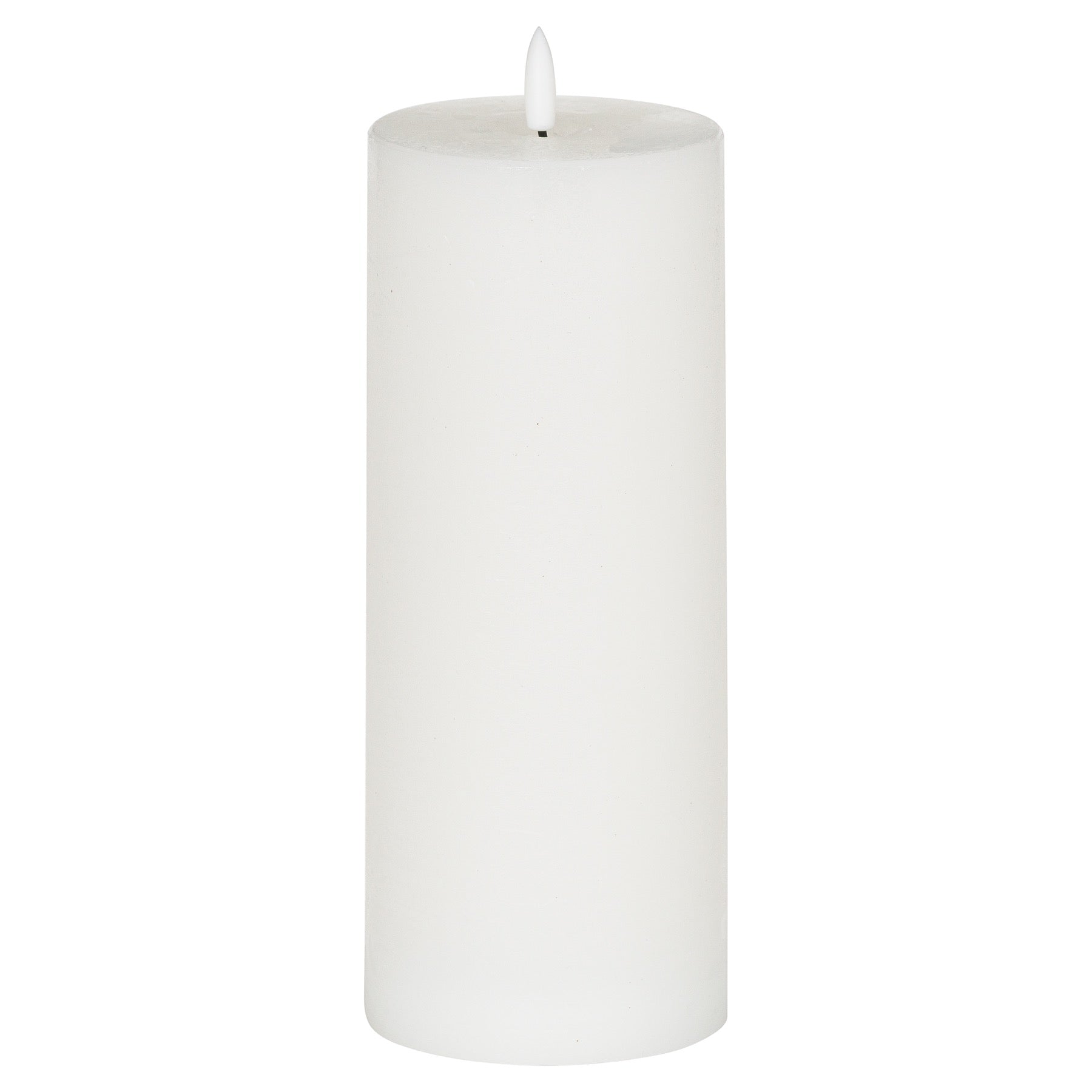 Hill Interiors Luxe Collection Natural Glow 3.5x9 LED White Candle