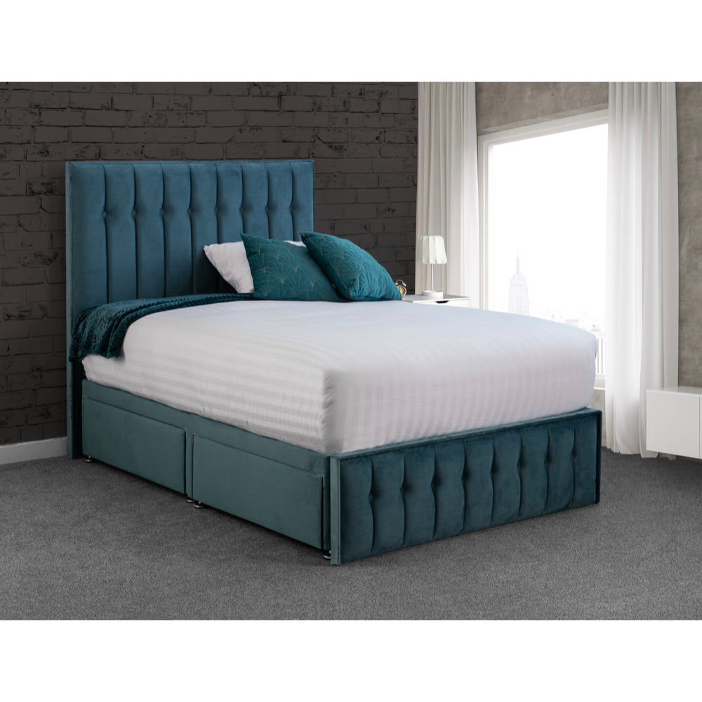 Sweet Dreams, Rhythm 4ft 6in Double Fabric Bed Frame