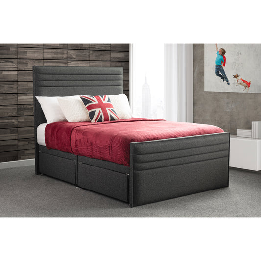 Sweet Dreams, Style Chic 4ft 6in Double Fabric Bed Frame
