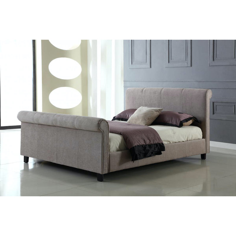 Heartlands Furniture Jalisa Chenille (Brynford) Double Bed Mink