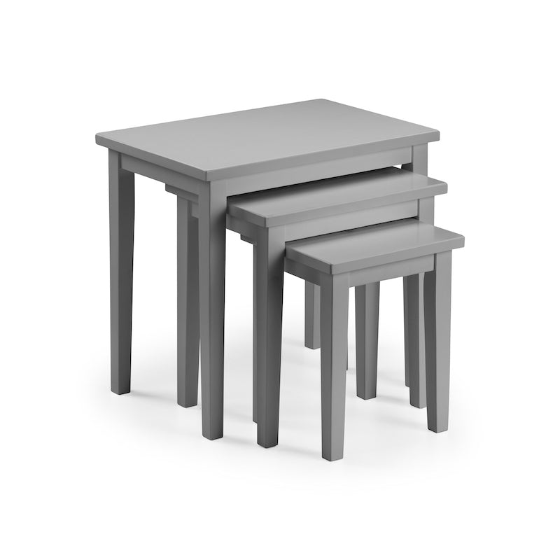 Julian Bowen Cleo Nest Of Tables in Grey
