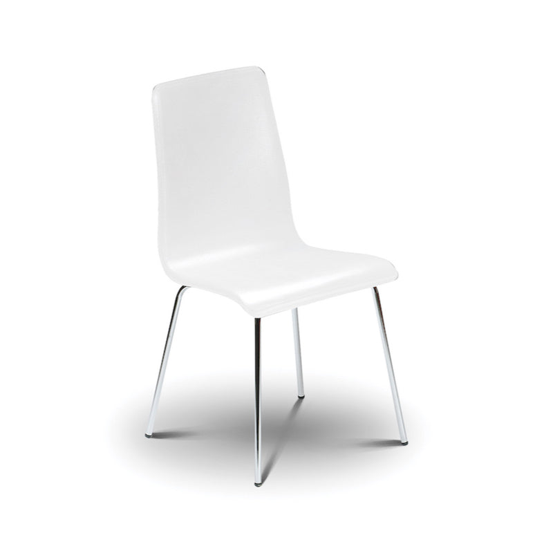 Julian Bowen Mandy Dining Chair in White