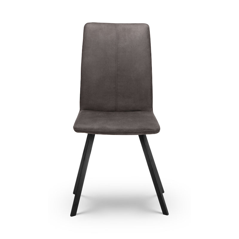 Julian Bowen Monroe Dining Chair in Charcoal Grey