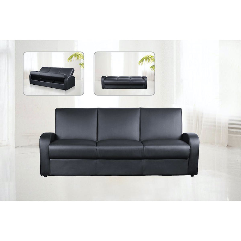 Heartlands Furniture Kimberly Sofa Bed In Box Black