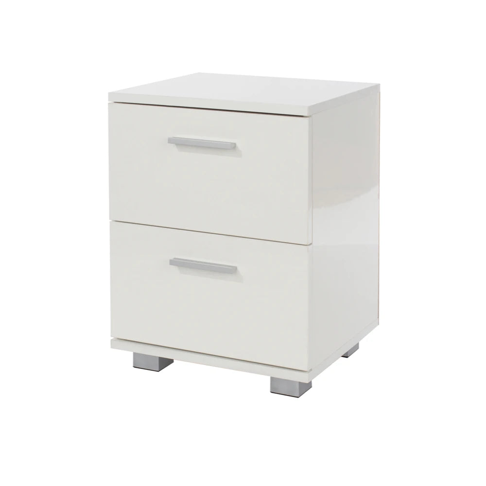 Core Products Lido 2 Drawer Bedside Cabinet