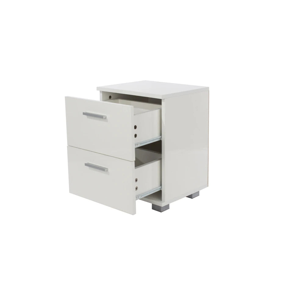 Core Products Lido 2 Drawer Bedside Cabinet