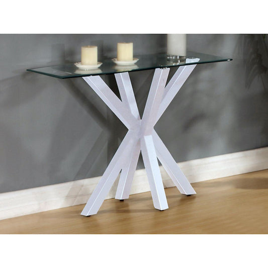 Heartlands Furniture Langley Gloss Console Table White