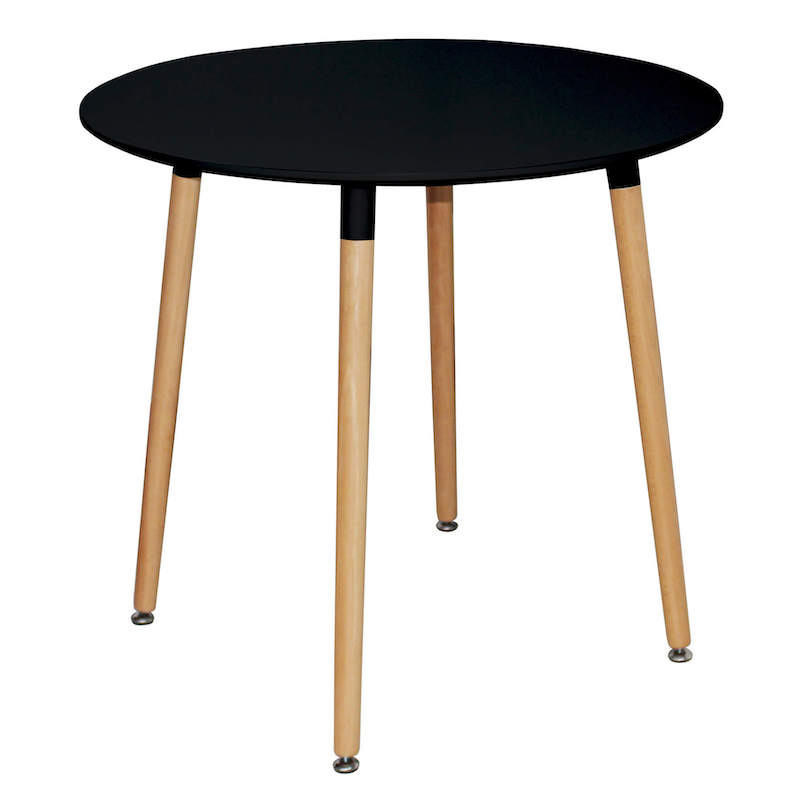Heartlands Furniture Lilly Round Table Black