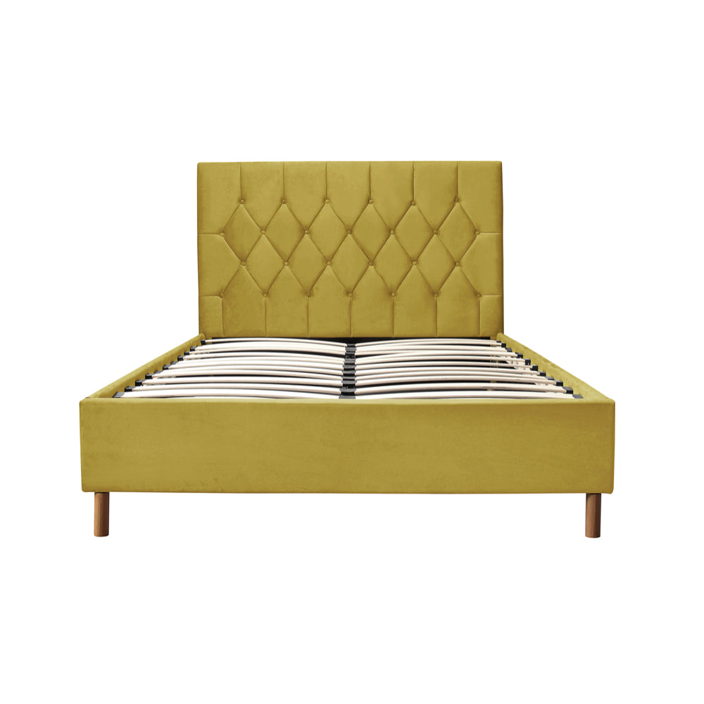 Birlea Loxley 4ft 6in Double Ottoman Bed Frame, Mustard