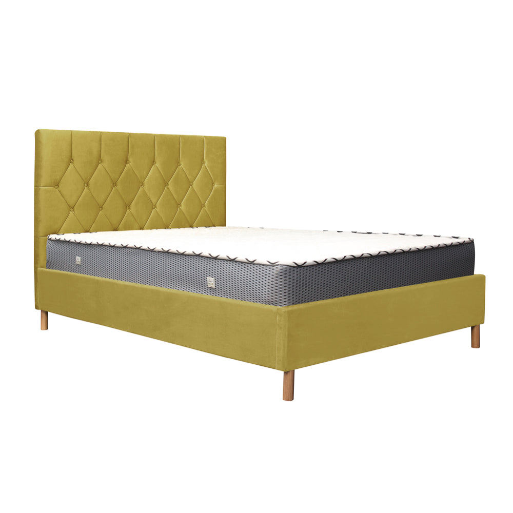 Birlea Loxley 4ft 6in Double Ottoman Bed Frame, Mustard