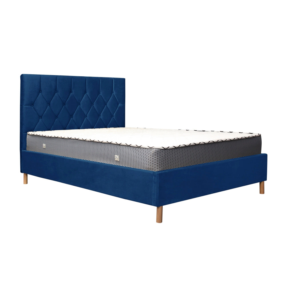 Birlea Loxley 4ft Small Double Fabric Bed Frame, Blue