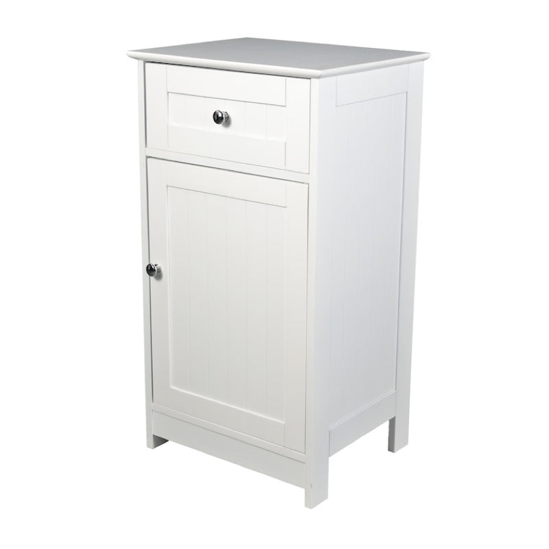 LPD Furniture Alaska Low Bathroom Cabinet White