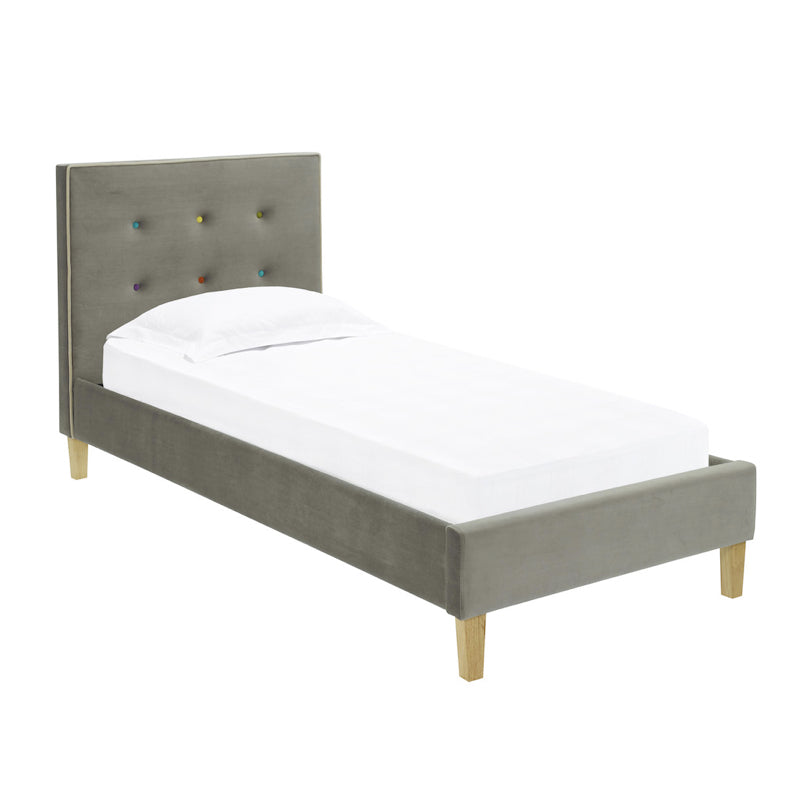 LPD Furniture Camden Bed Single Grey