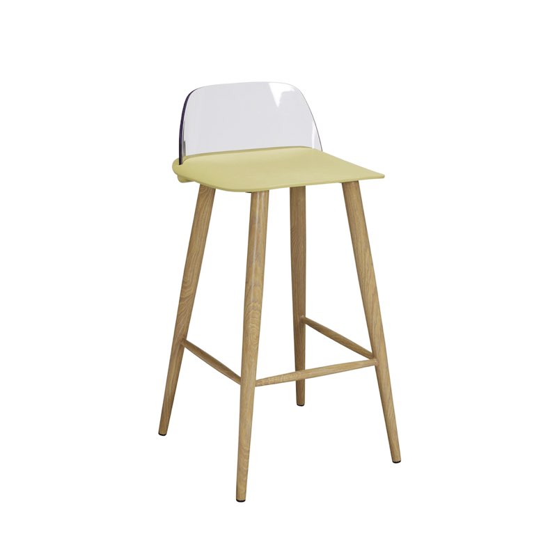 LPD Furniture Chelsea Stool Lime (Pair)
