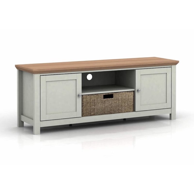 LPD Furniture Cotswold Tv Cabinet Grey