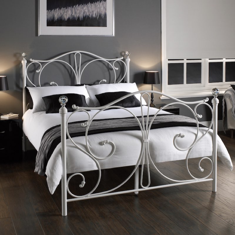 LPD Furniture Florence Double Bed White