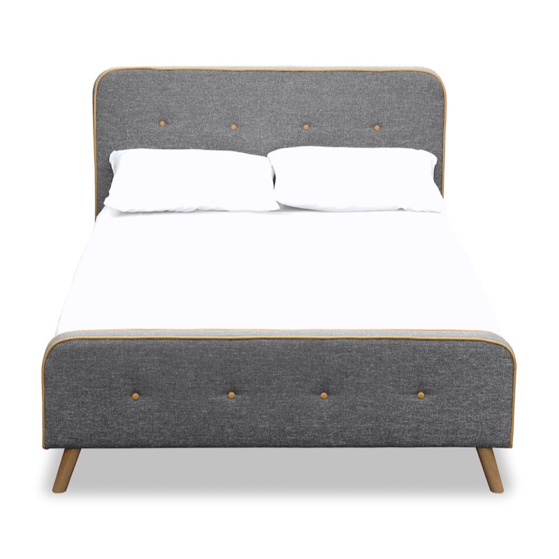 LPD Furniture Loft King Size Bed Grey