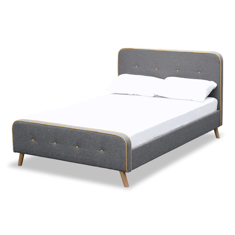LPD Furniture Loft King Size Bed Grey
