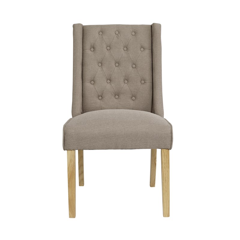 LPD Furniture Verona Dining Chair Beige (Pair)