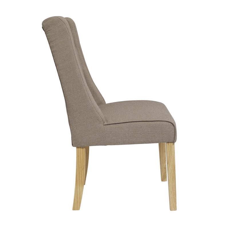 LPD Furniture Verona Dining Chair Beige (Pair)