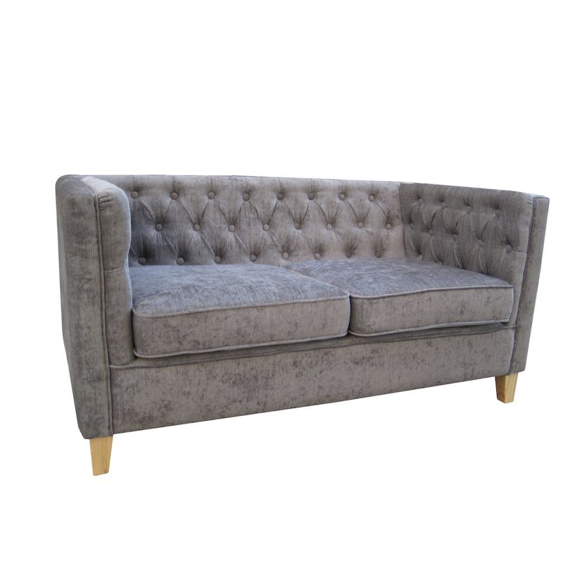 LPD Furniture York Grey Slate Sofa