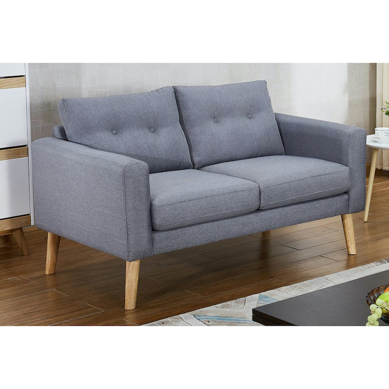 Heartlands Furniture Megan Fabric 2 Seater Sofa Grey