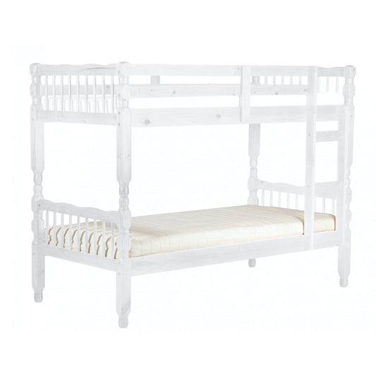 Heartlands Furniture Milano Pine Bunk Bed White Wash