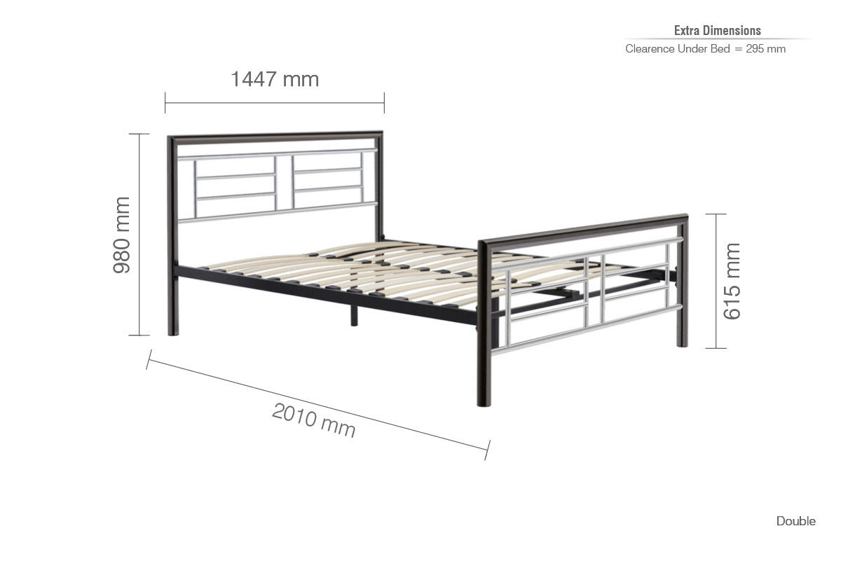 Birlea Montana 4ft 6in Double Bed Frame