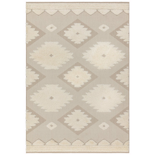 Asiatic Monty MN02 Natural & Cream, Tribal Rug