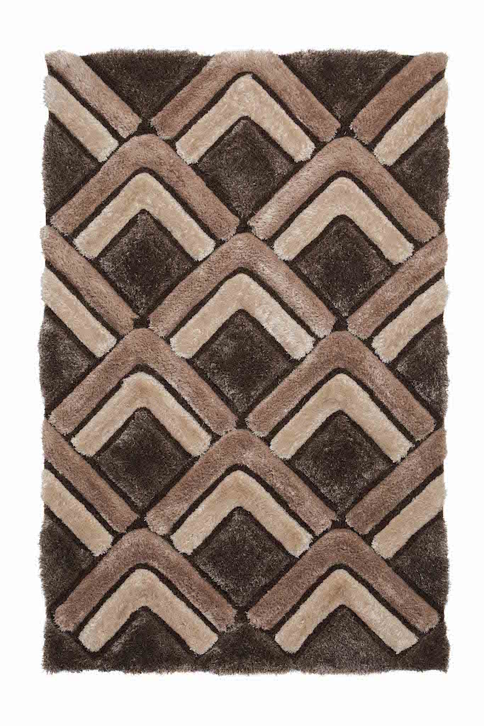 Think Rugs Noble House NH8199 Brown Rug