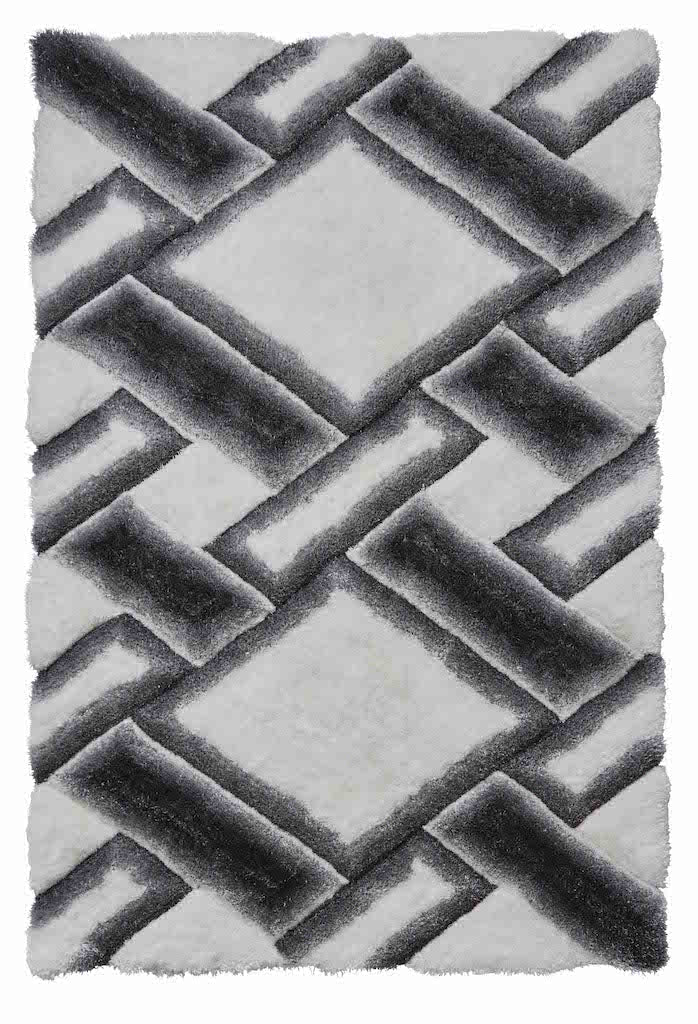 Think Rugs Noble House NH9716 Grey and Ivory Rug