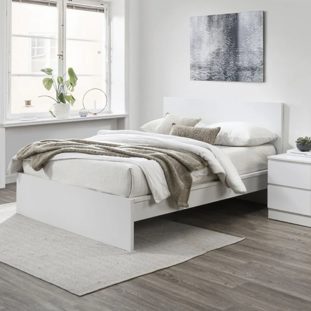 Birlea Oslo 4ft 6in Double Bed Frame, White