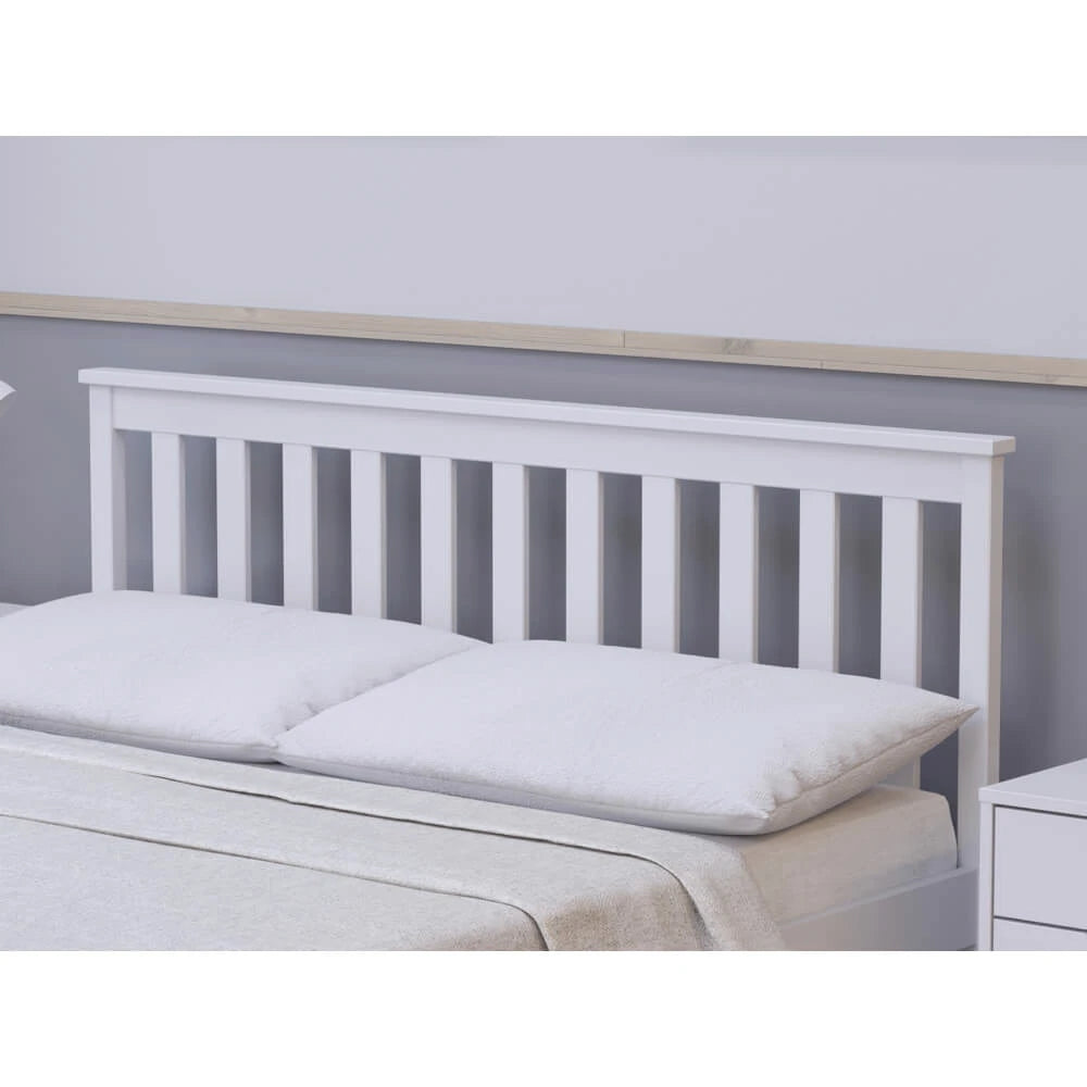 Birlea Oxford 4ft 6in Double Wooden Bed Frame, White