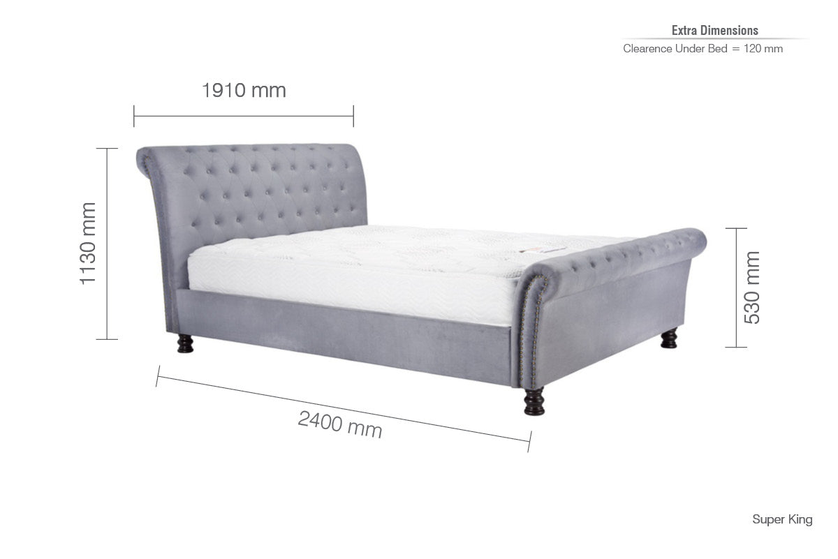 Birlea Opulence 6ft Super Kingsize Bed Frame