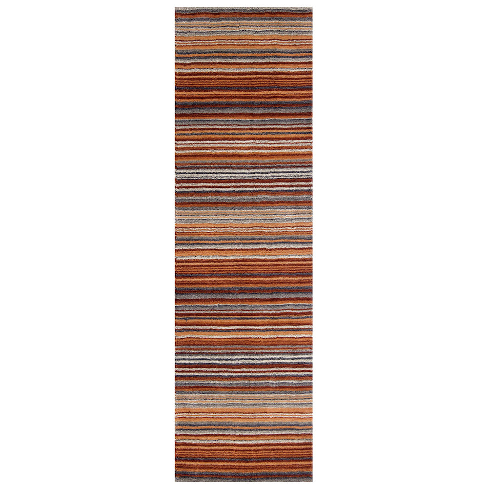 Oriental Weavers, Carter Striped Rug in Orange