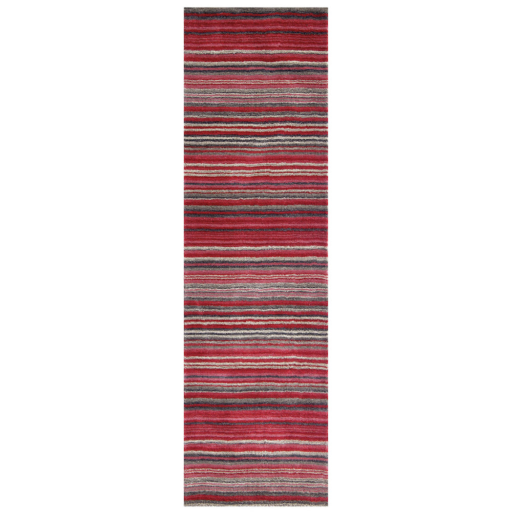 Oriental Weavers, Carter Striped Rug in Red