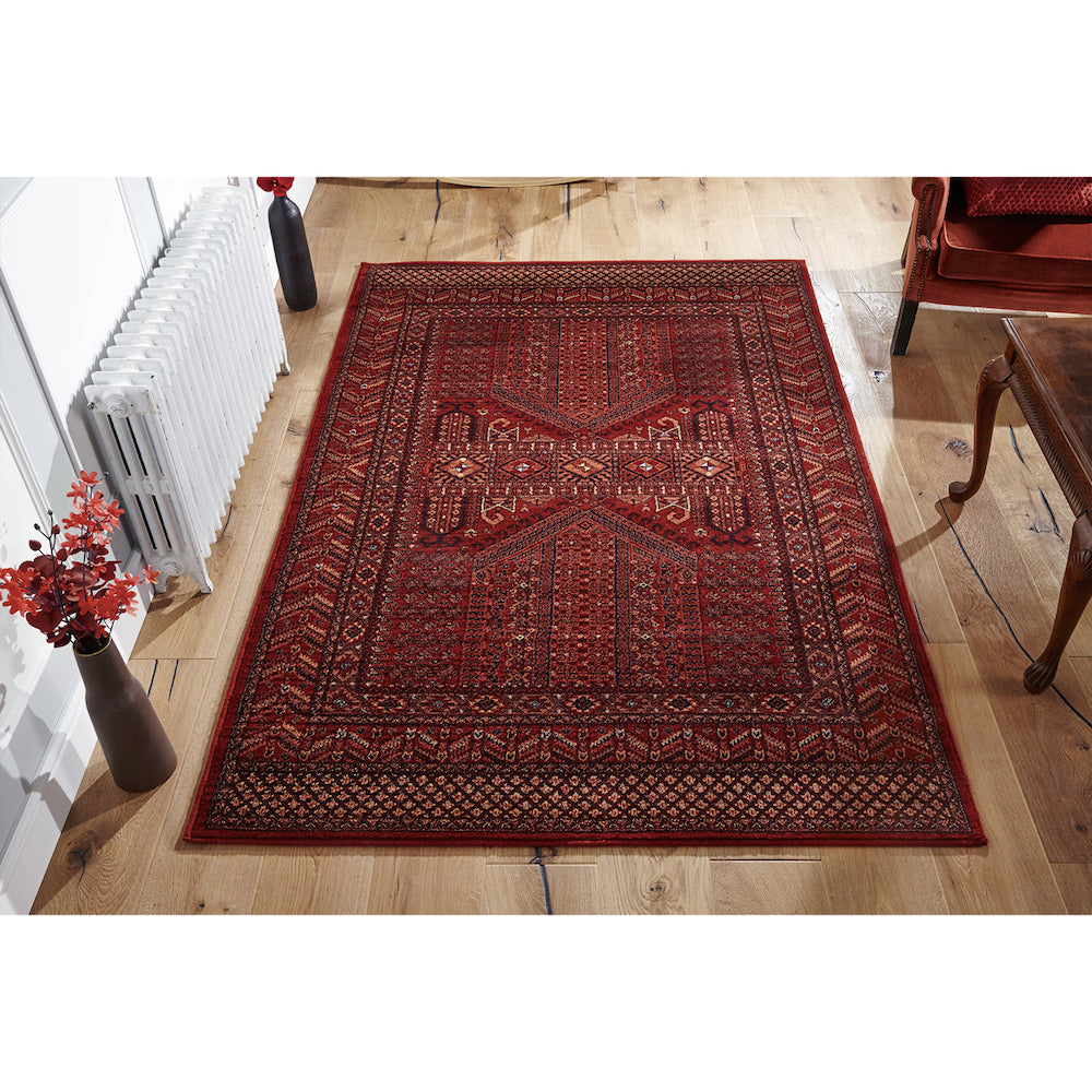 Oriental Weavers, Royal Classic 635 R Traditional Rug in Red