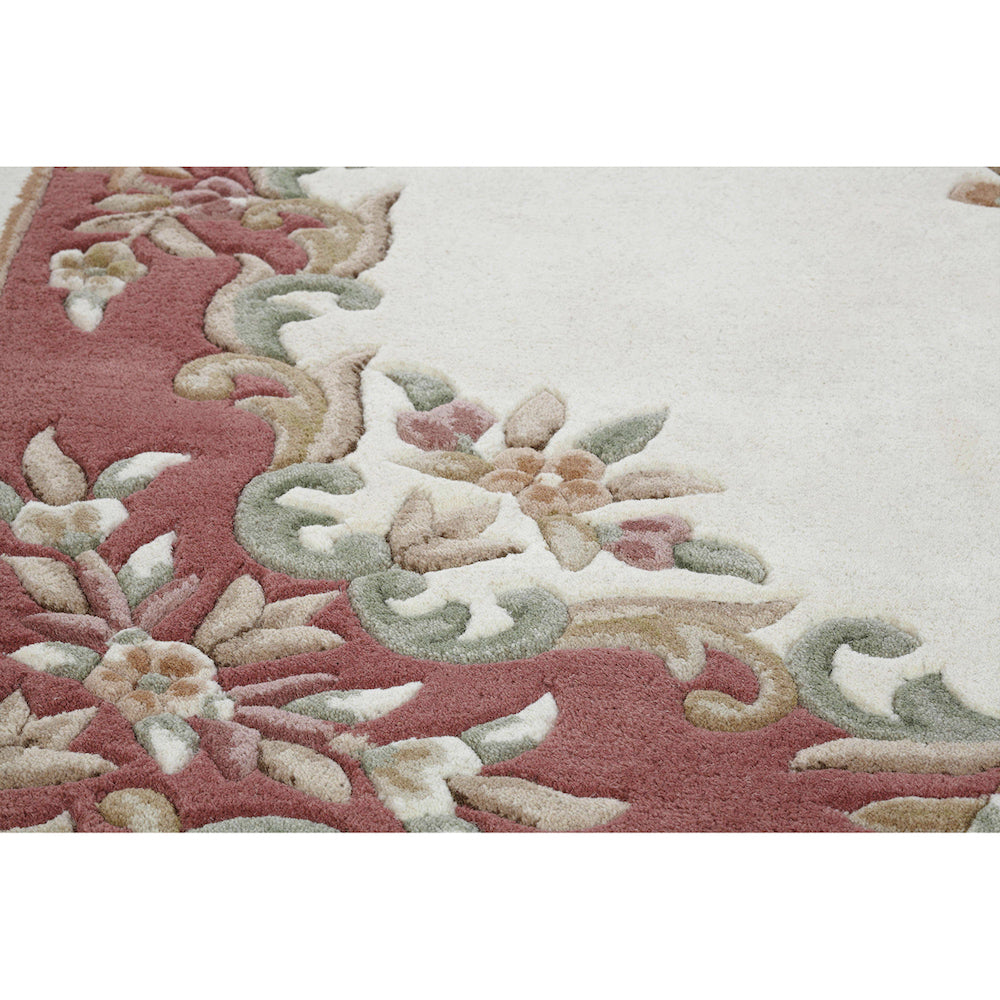 Oriental Weavers, Royal Traditional Rug in Cream & Pink