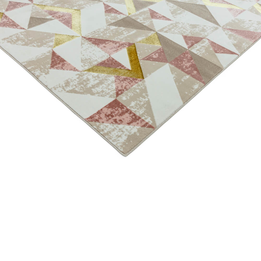 Asiatic Orion OR10 Flag Pink, Geometric Rug