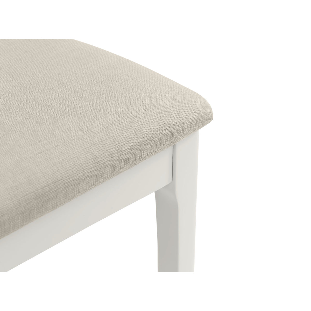 Julian Bowen, Provence Dining Chair, Grey With Ivory Seatpad