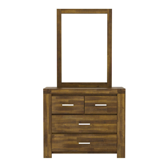 Heartlands Furniture Parkfield Solid Acacia Dressing Table 2+2 Drawer
