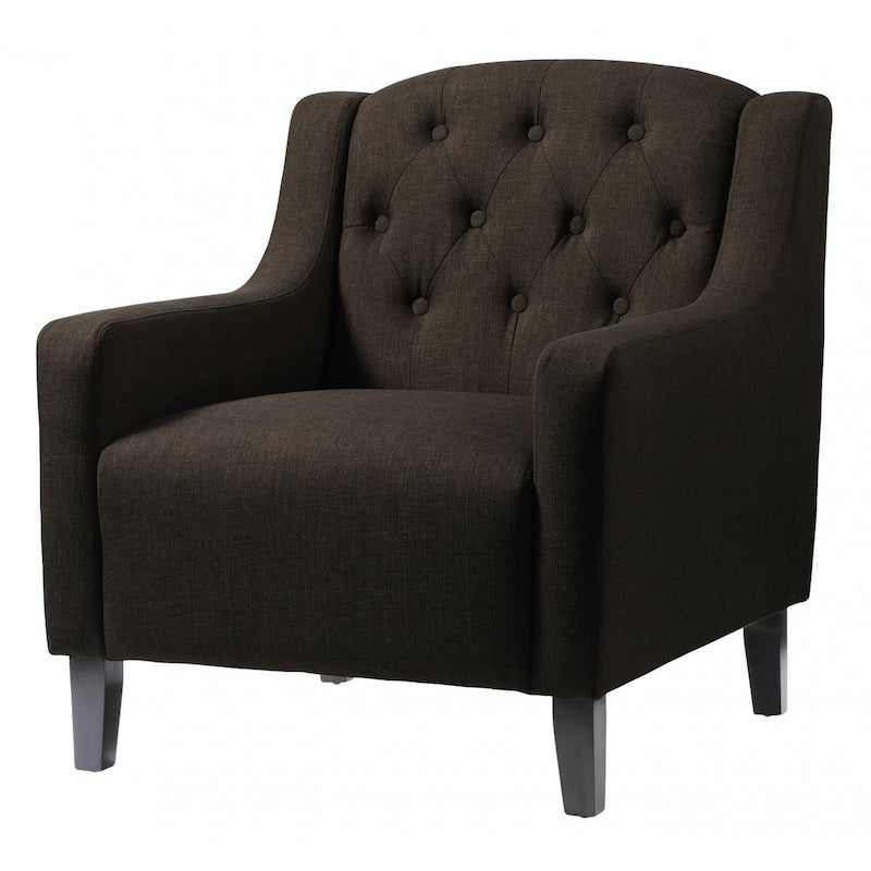 Heartlands Furniture Pemberley Fabric Arm Chair Brown