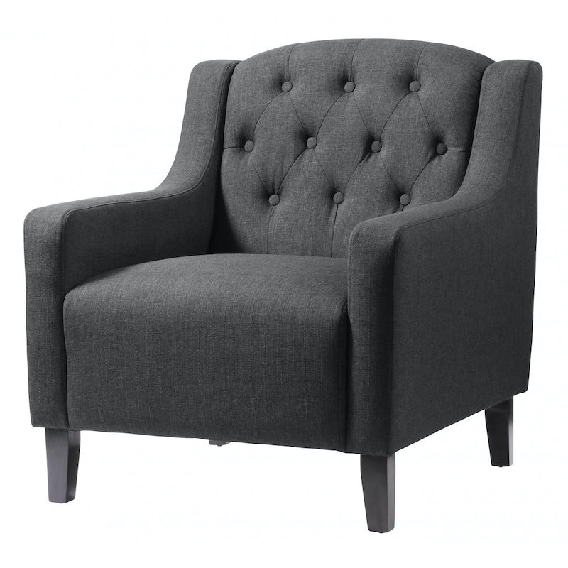 Heartlands Furniture Pemberley Fabric Arm Chair Grey