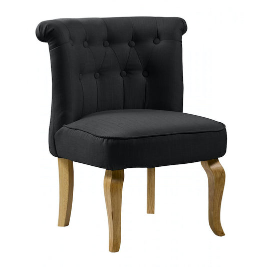 Heartlands Furniture Pembridge Fabric Chair Black (pair)